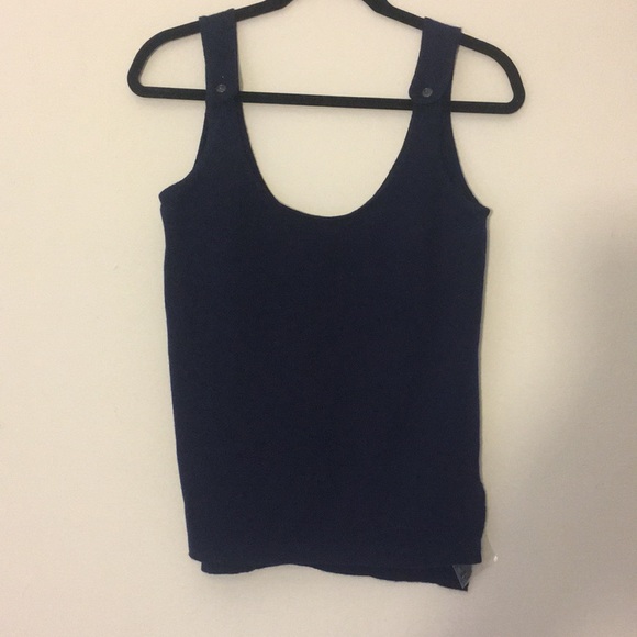 NWT Barrie Cashmere Tank - Picture 1 of 4